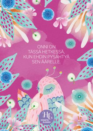 Onni on -kierresidottu muistikirja
