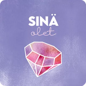 2-osainen neliökortti - Sinä olet