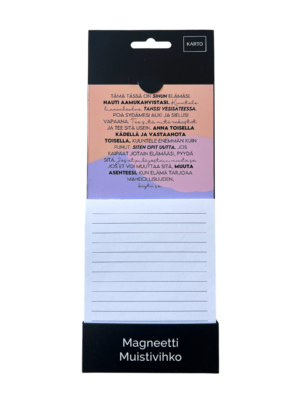 Magneettinen muistilehtiö Tämä tässä