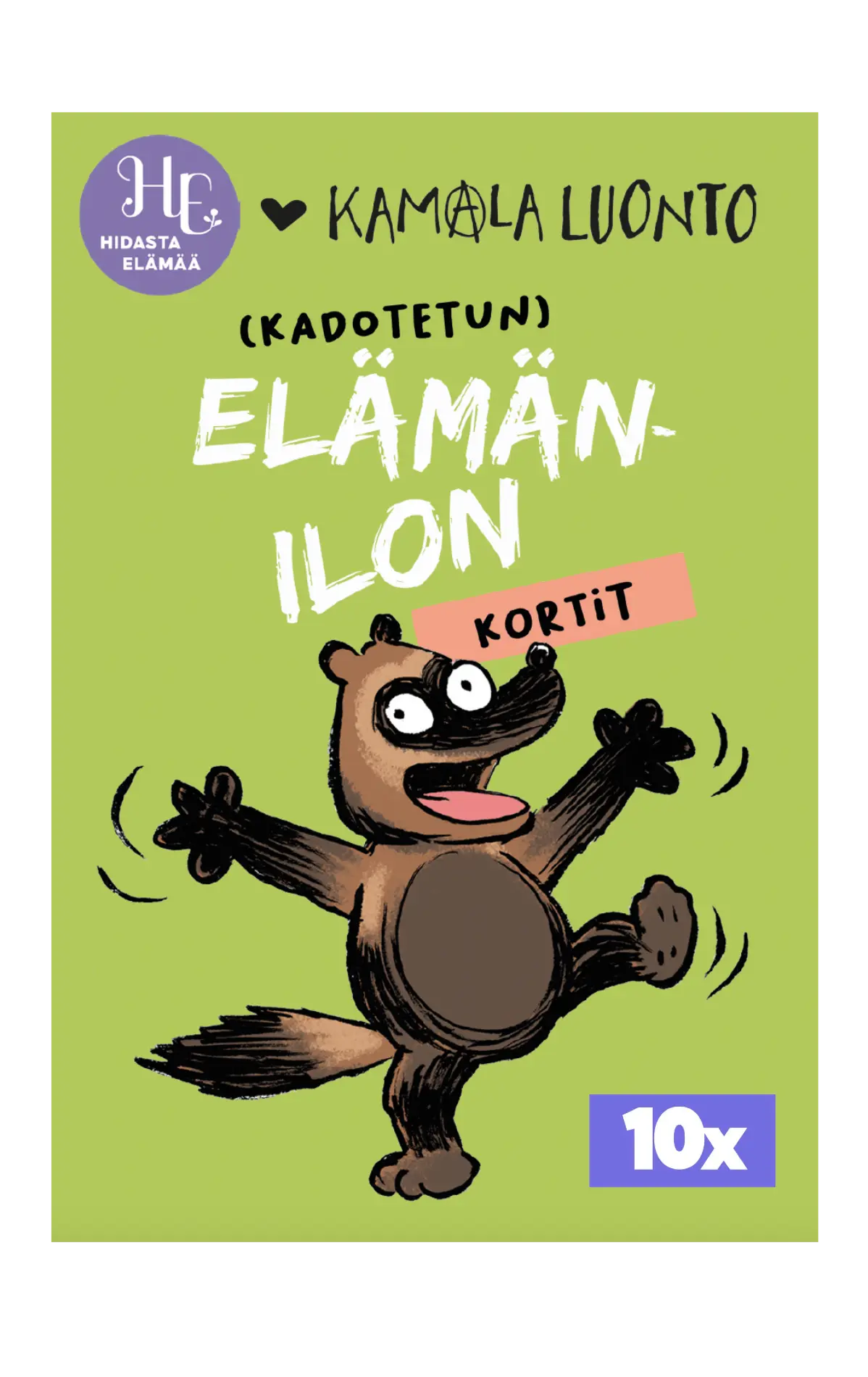 Elämänilon kortit (10 pakkaa)